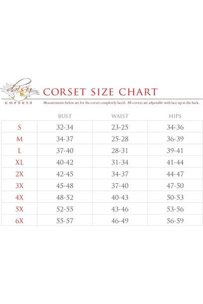 Lavish 3 PC White Witch Bustier Corset Costume.