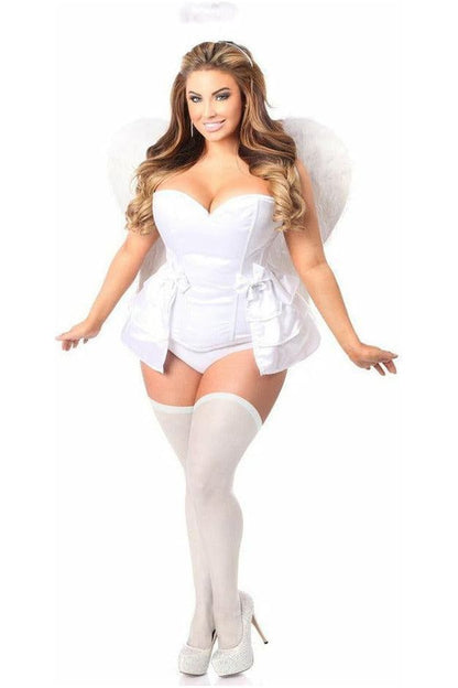 Lavish 4 PC Angelic Corset Costume