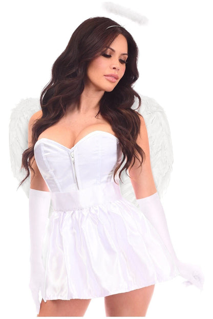 Lavish 5 PC Sweet Angel Corset Costume.