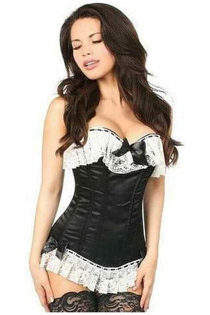 Lavish Black Burlesque Corset w/Lace