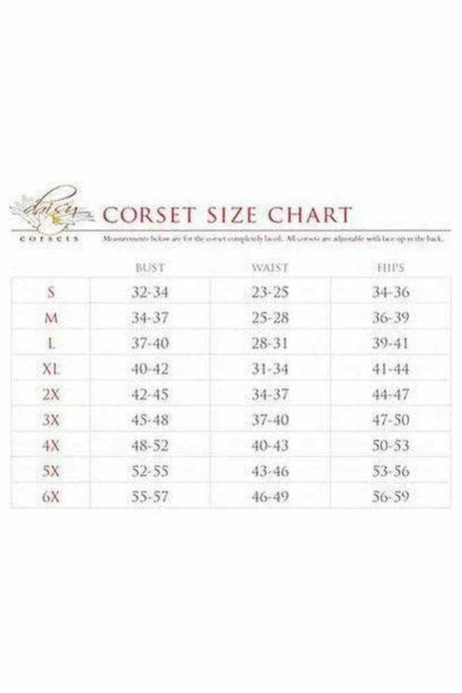 Lavish Black Patent Overbust Corset