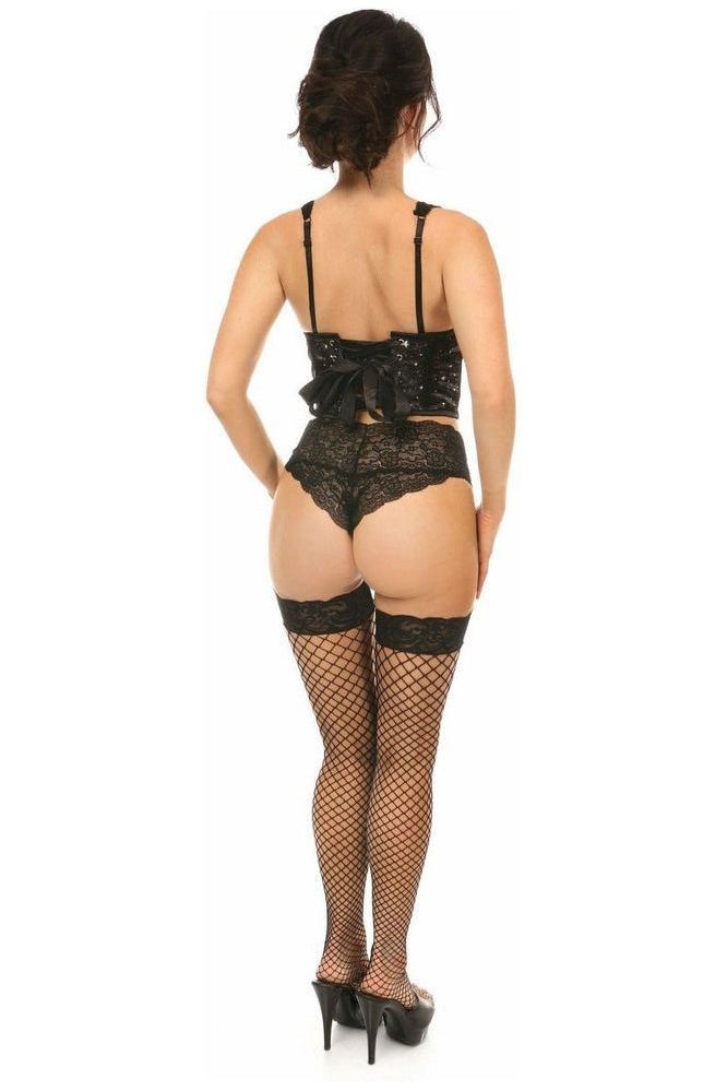 Lavish Celestial Satin Open Cup Waist Cincher