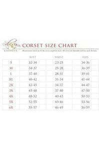 Lavish Floral Satin Open Cup Waist Cincher