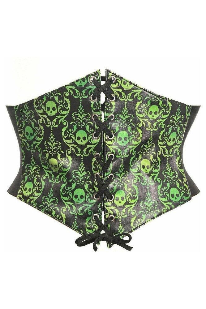 Lavish Green Gothic Lace-Up Corset Belt Cincher
