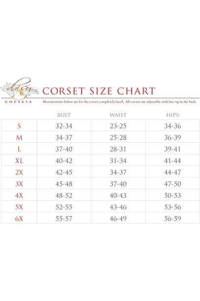 Lavish Lt Purple Lycra & Lace Hook & Eye Stretch Bustier Corset.