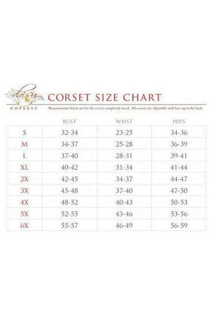Lavish Pink & White Skull Mesh Underwire Cincher w/Built In Halter Top