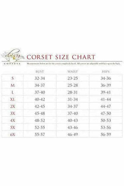 Lavish Pinstripe Underbust Corset
