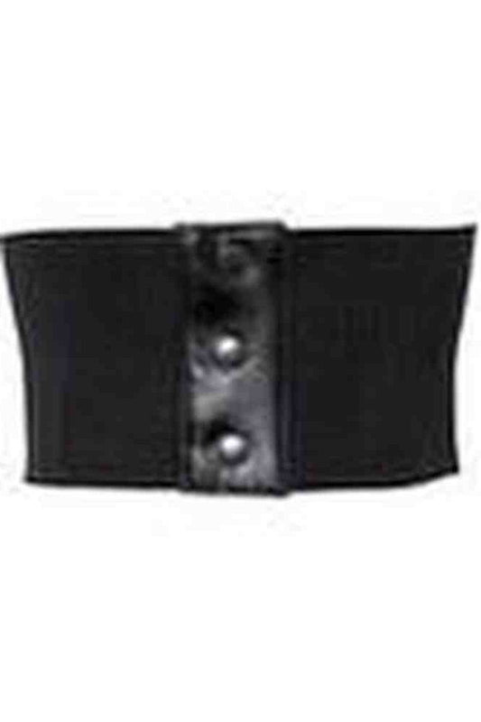 Lavish Red w/Black Lace Overlay Corset Belt Cincher