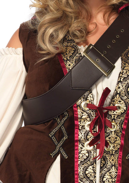 Plus Captain Blackheart Pirate Costume