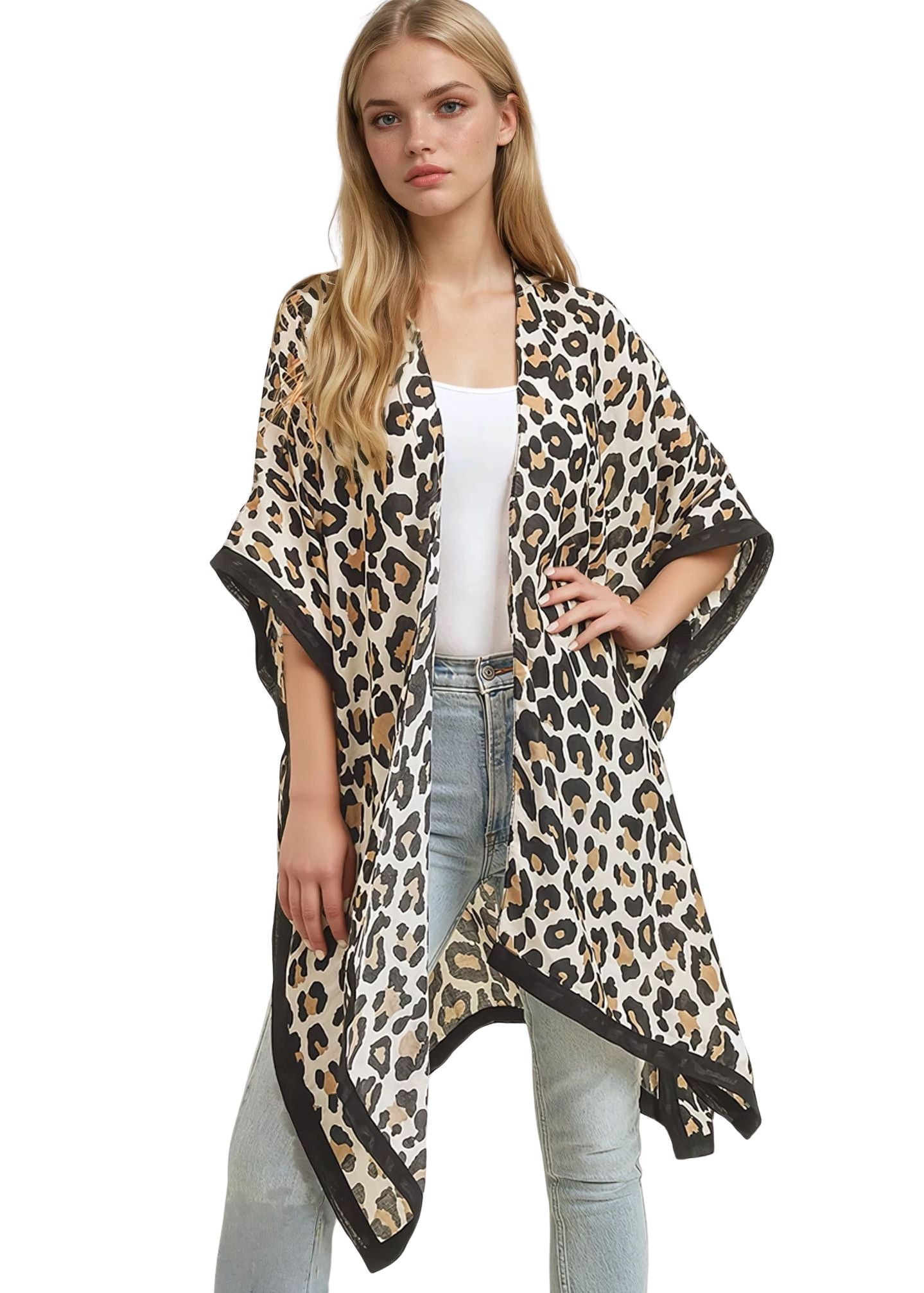Wild Child Animal Print Kimono