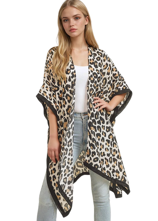 Wild Child Animal Print Kimono