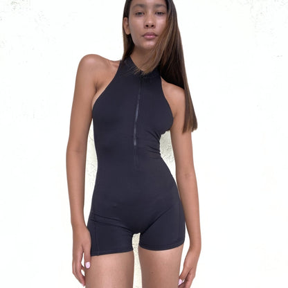 Lola Zip Romper - Unspoken Fashion