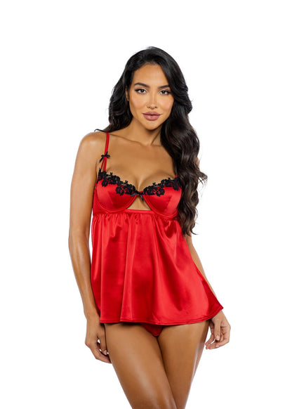 Love & Lust Babydoll 2 - Piece Set Roma Confidential - Unspoken Fashion