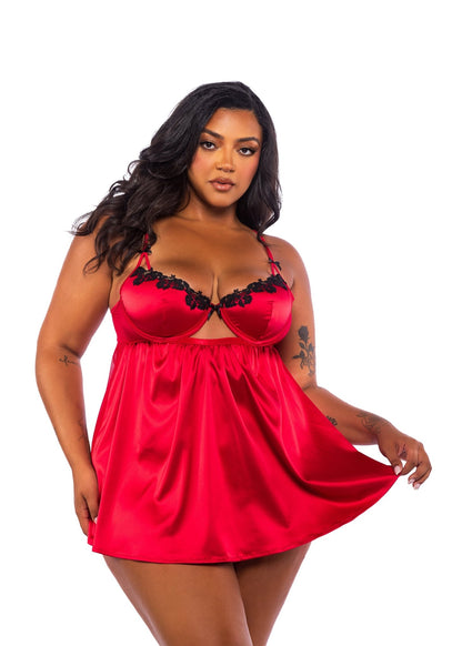 Love & Lust Babydoll 2 - Piece Set Roma Confidential - Unspoken Fashion