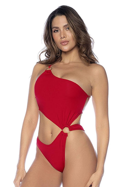 Mapale 67112 One Piece Swimsuit Color Red - Unspoken Fashion