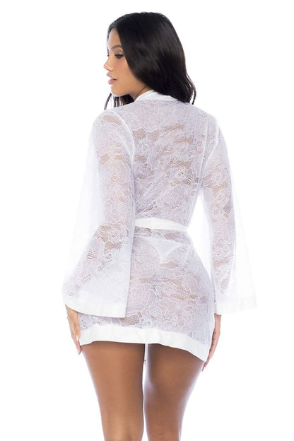 Mapale 7611 Robe Color White - Unspoken Fashion