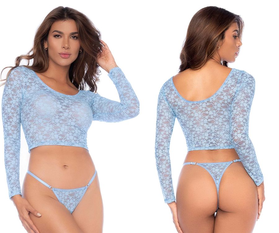 Mapale 8918 Two Piece Set Color Light Blue - Unspoken Fashion