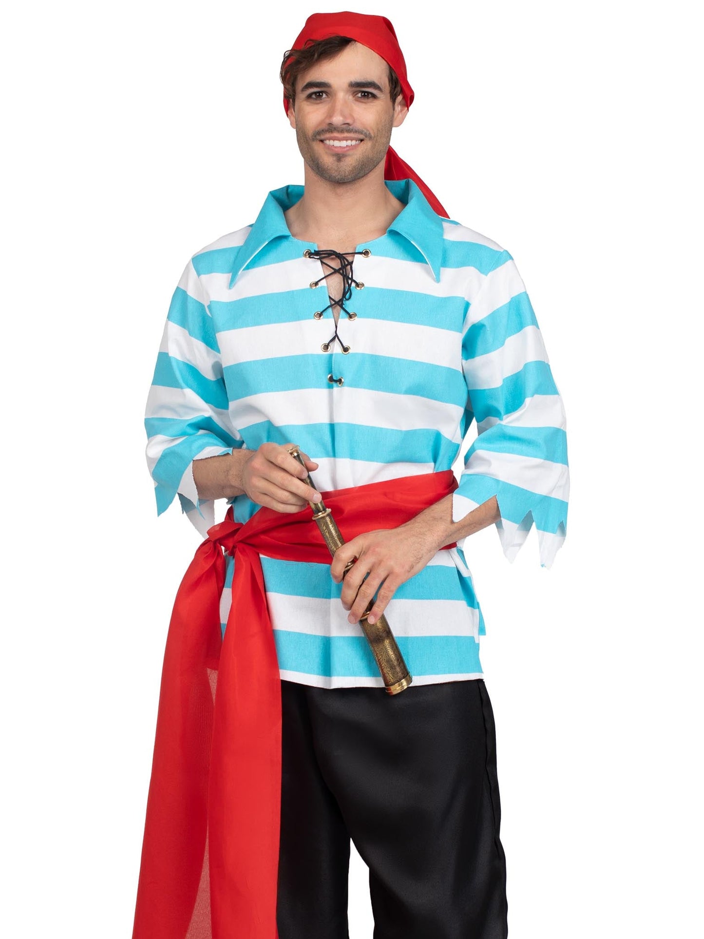 Men's 4 PC Pillaging Pirate Costume - Unspoken Fashion