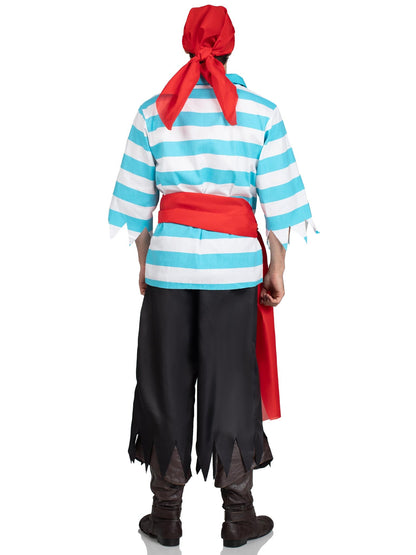Men's 4 PC Pillaging Pirate Costume - Unspoken Fashion
