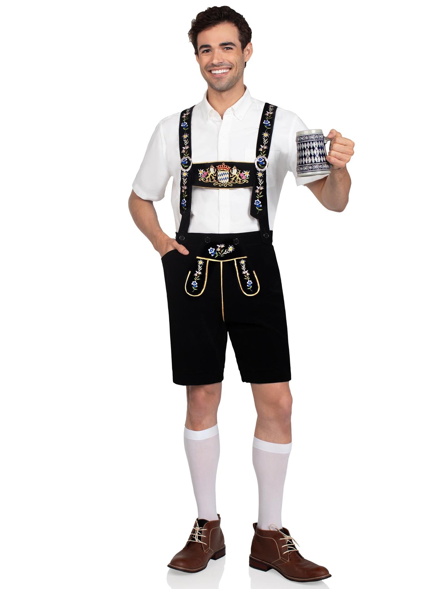 Men's Bavarian Lederhosen Costume - Unspoken Fashion