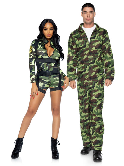 Men's Camo Coveralls Jumpsuit - Unspoken Fashion