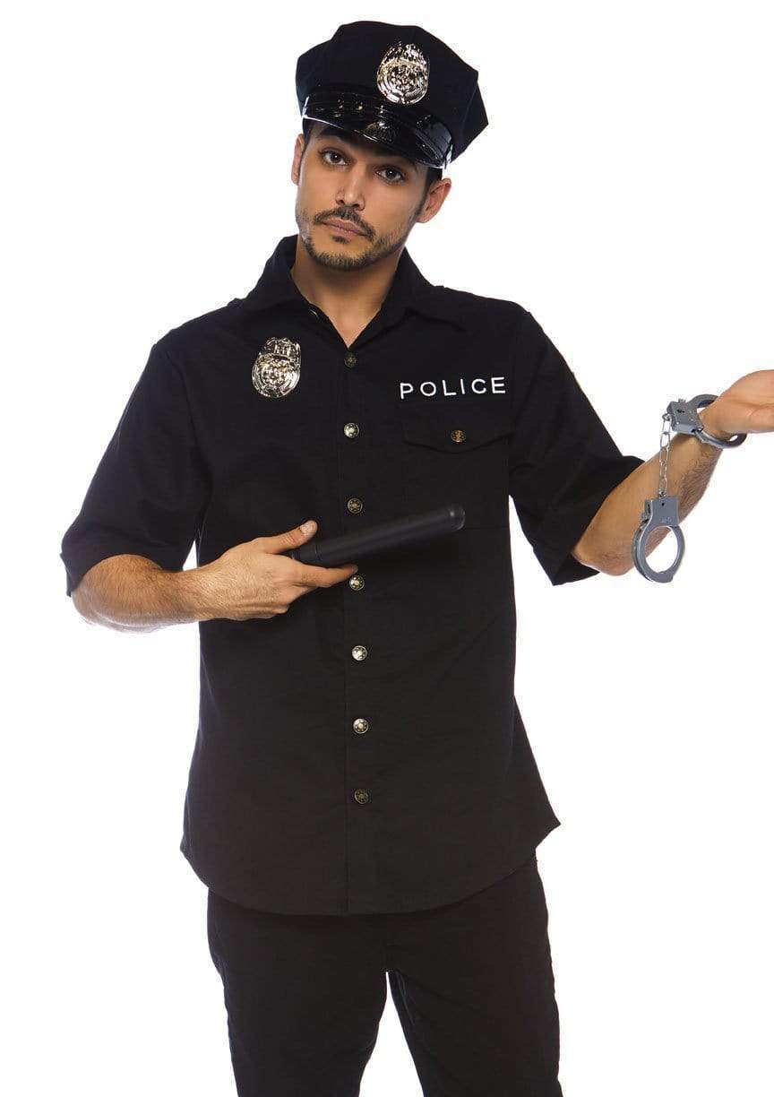 Men's Cuff Em' Cop Police Costume - Unspoken Fashion
