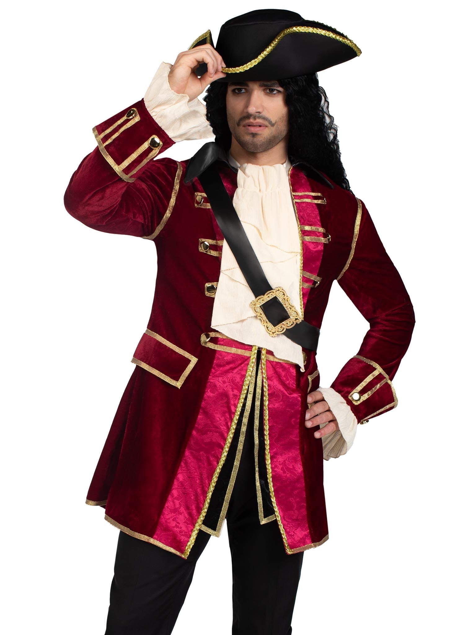 Men's Pirate Captain Costume - Unspoken Fashion