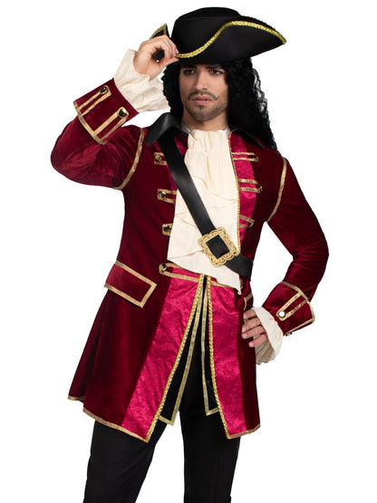 Men's Pirate Captain Costume - Unspoken Fashion