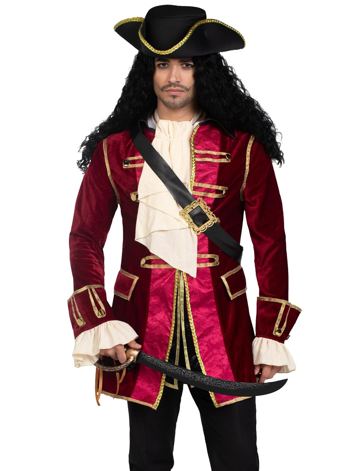 Men's Pirate Captain Costume - Unspoken Fashion