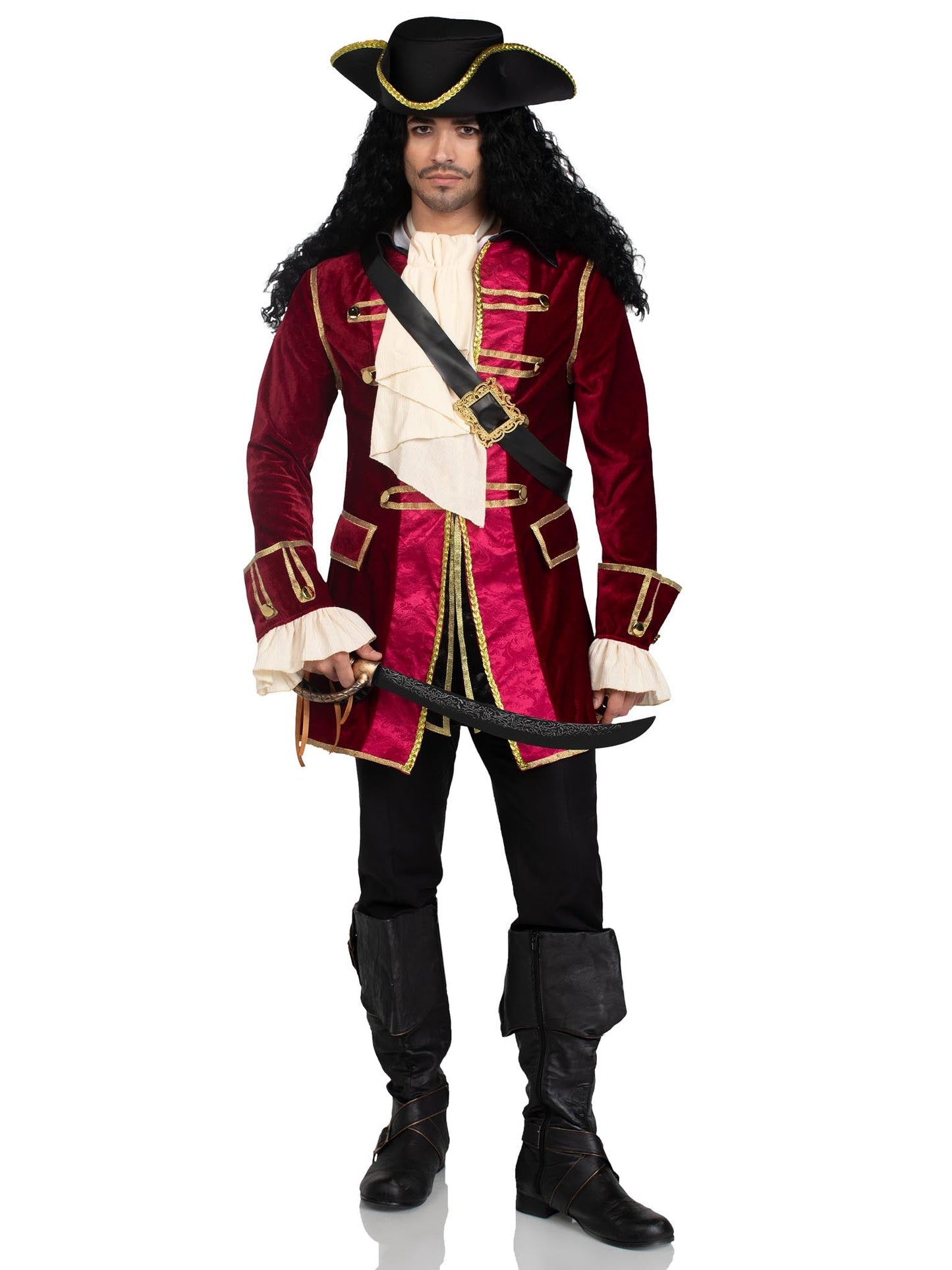 Men's Pirate Captain Costume - Unspoken Fashion