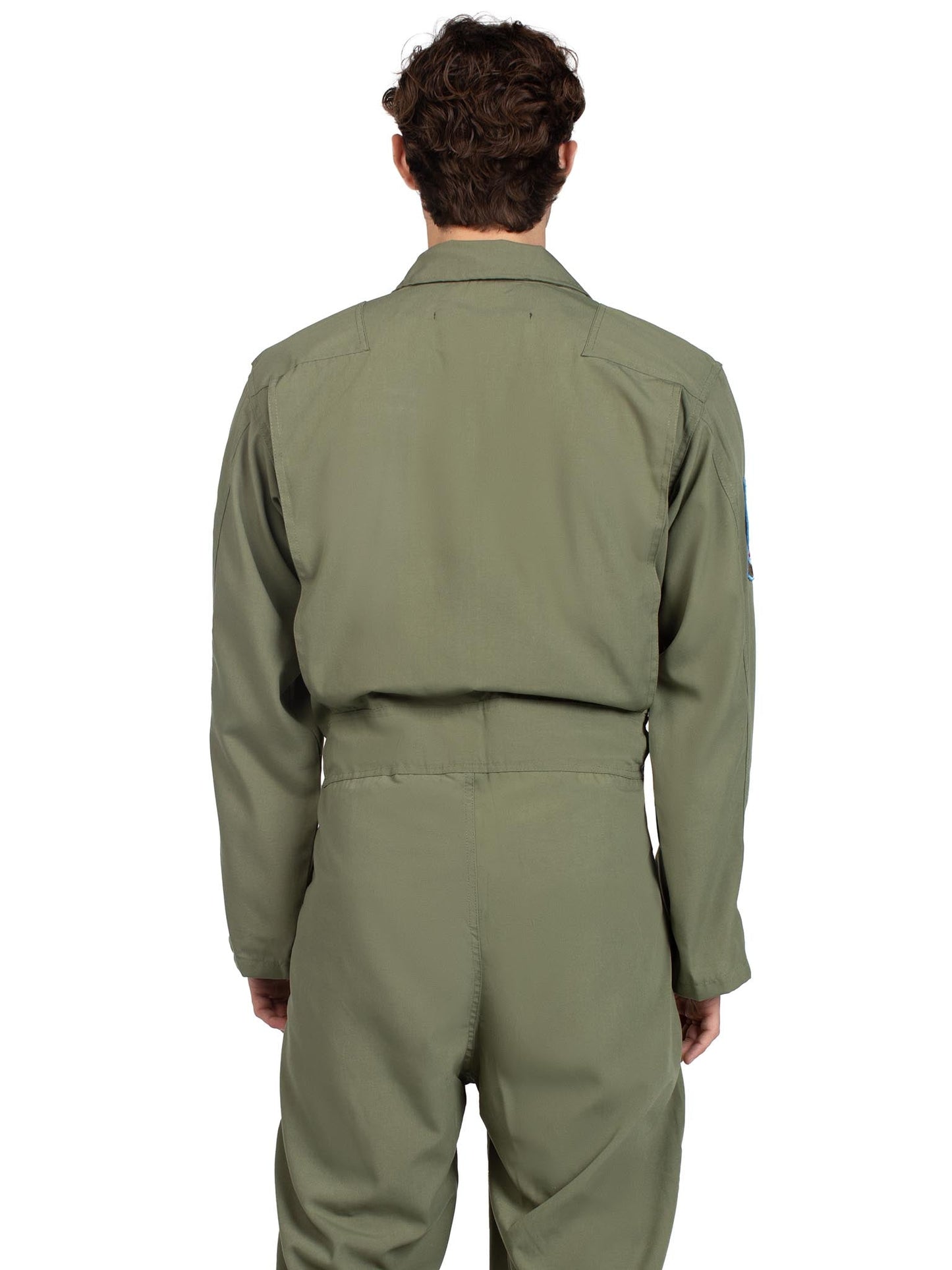 Men's Plus Top Gun Costume Flight Suit - Unspoken Fashion