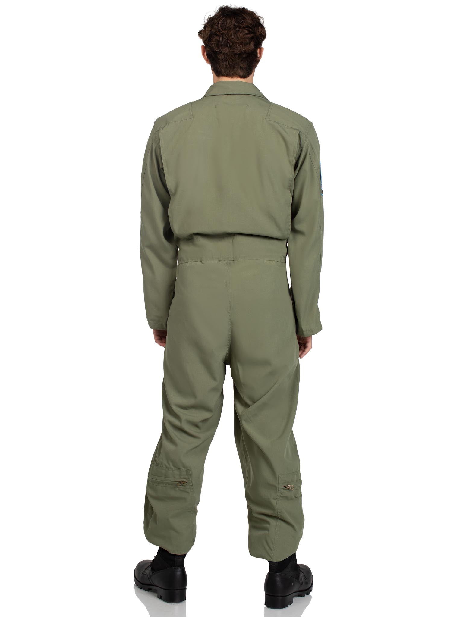Men's Plus Top Gun Costume Flight Suit - Unspoken Fashion