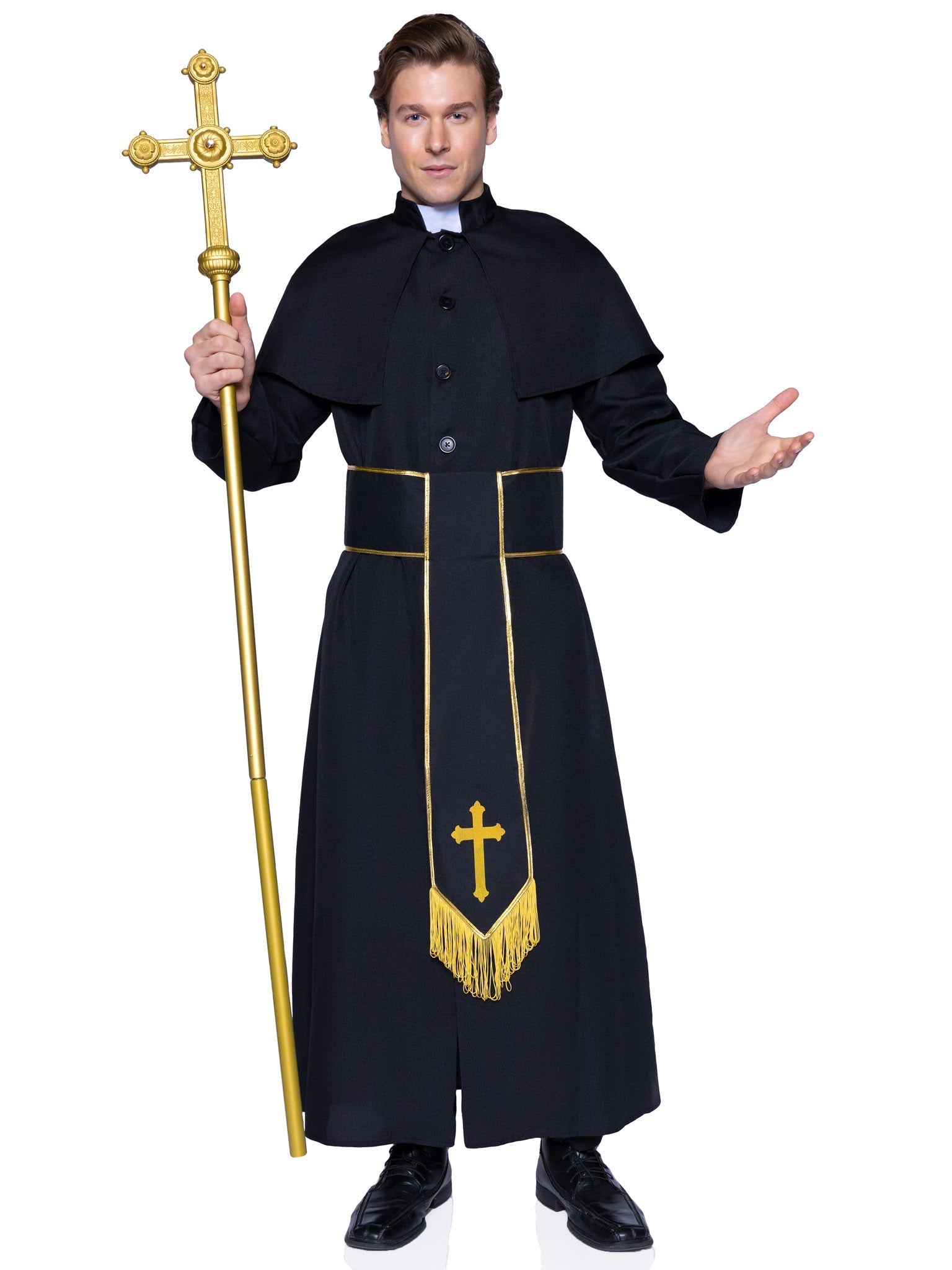 Men's Priest Costume - Unspoken Fashion