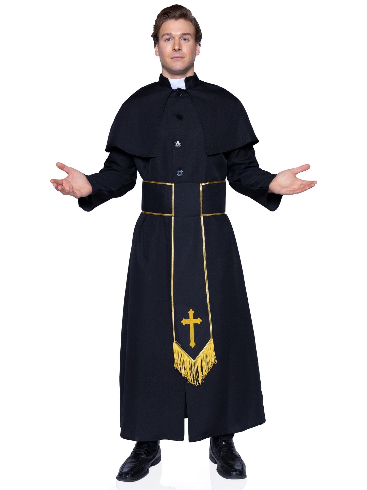 Men's Priest Costume - Unspoken Fashion