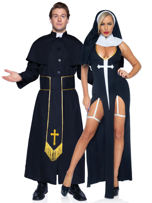 Men's Priest Costume - Unspoken Fashion