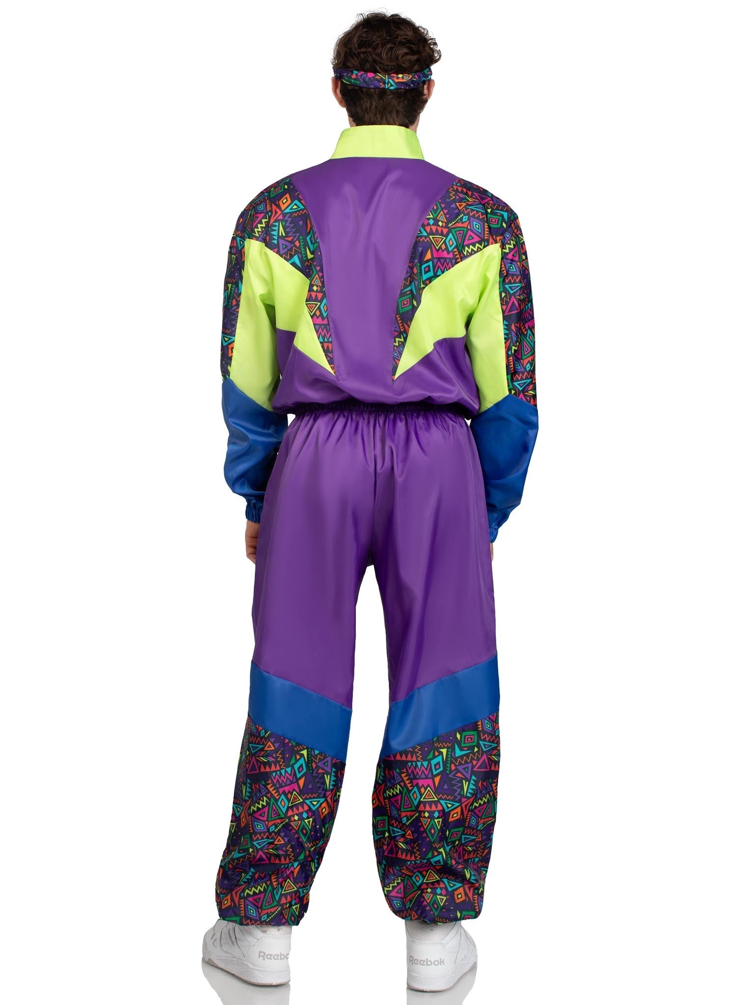 Men's Retro 80s Tracksuit Costume - Unspoken Fashion