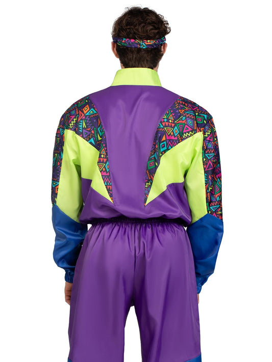 Men's Retro 80s Tracksuit Costume - Unspoken Fashion