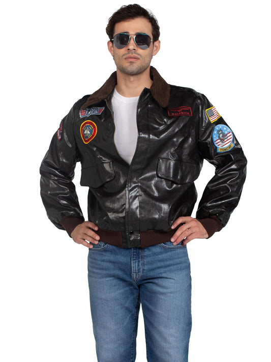 Men's Top Gun Bomber Jacket - Unspoken Fashion