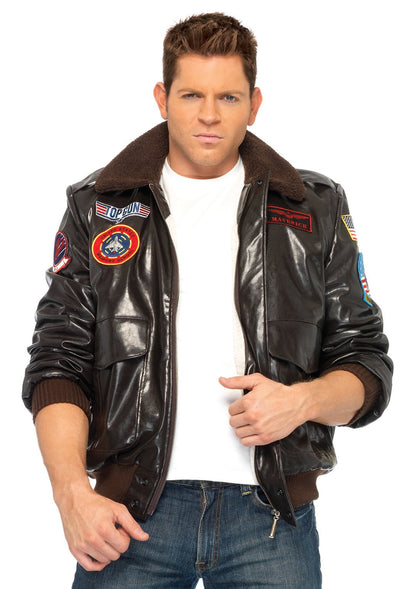 Men's Top Gun Bomber Jacket - Unspoken Fashion