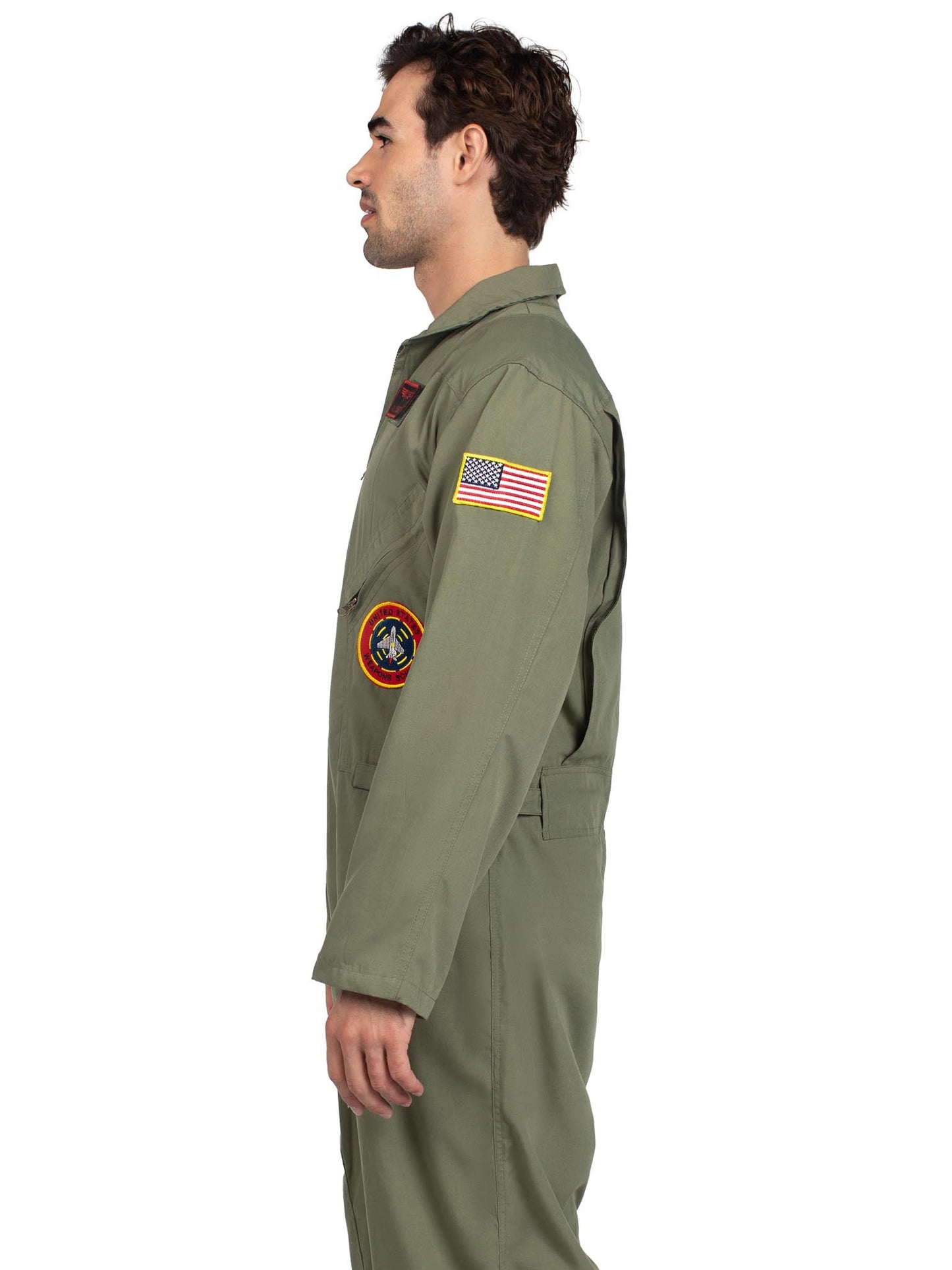 Men's Top Gun Costume Flight Suit - Unspoken Fashion