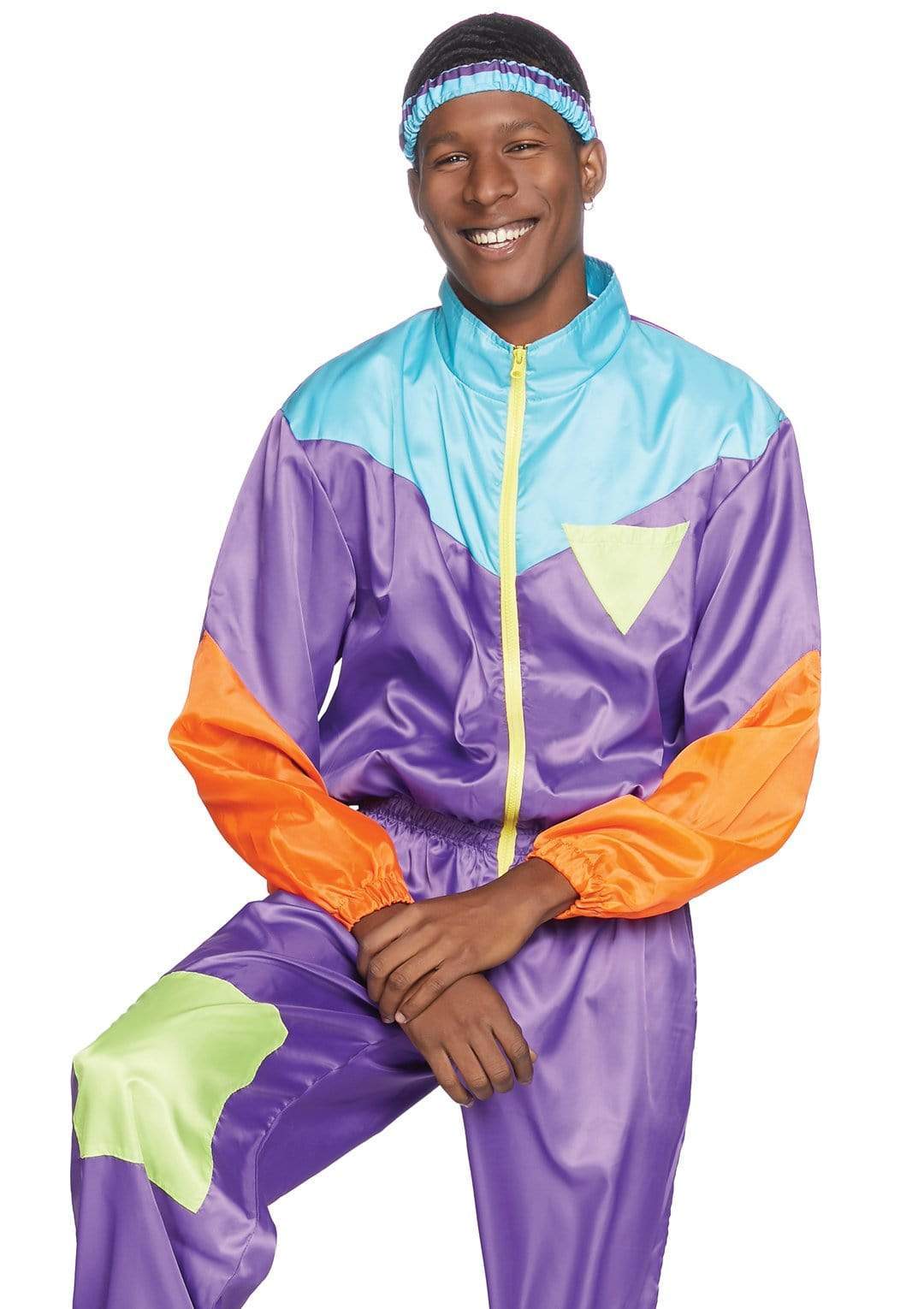 Men's Track Suit 80s Costume - Unspoken Fashion