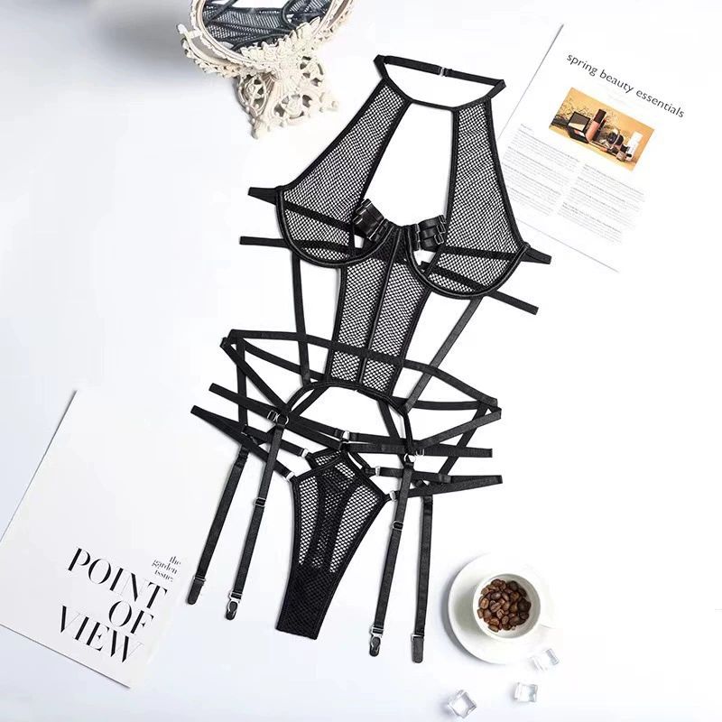 Midnight Temptress Mesh Bodysuit - Unspoken Fashion