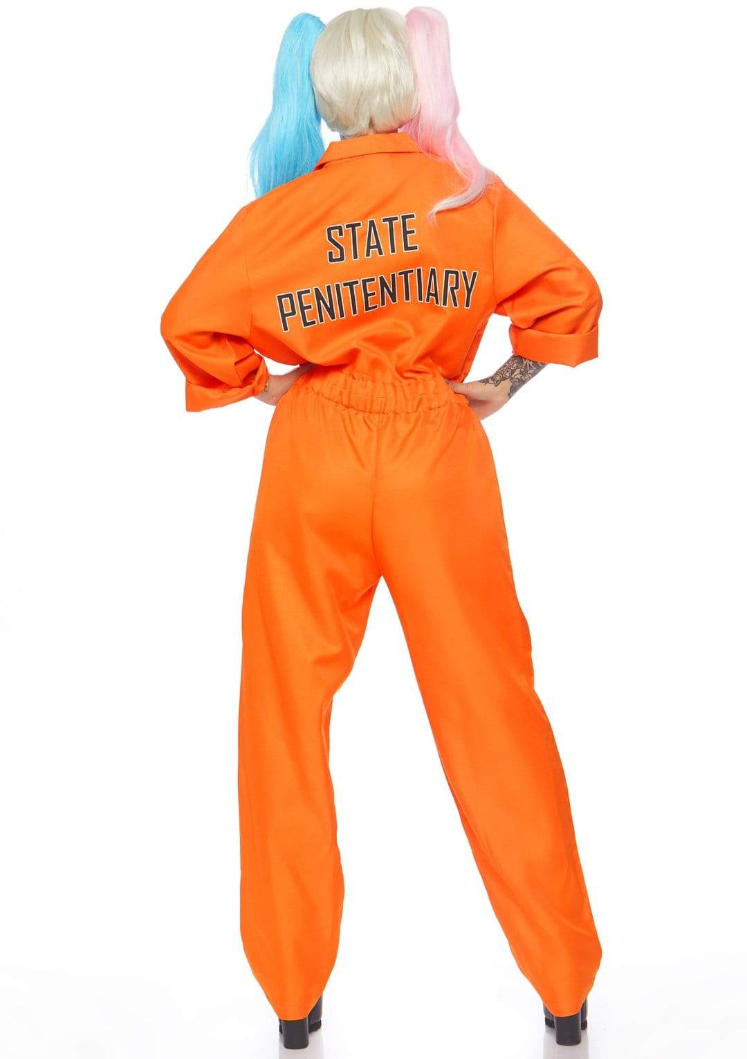 Orange Prison Jumpsuit Costume for Women - Unspoken Fashion
