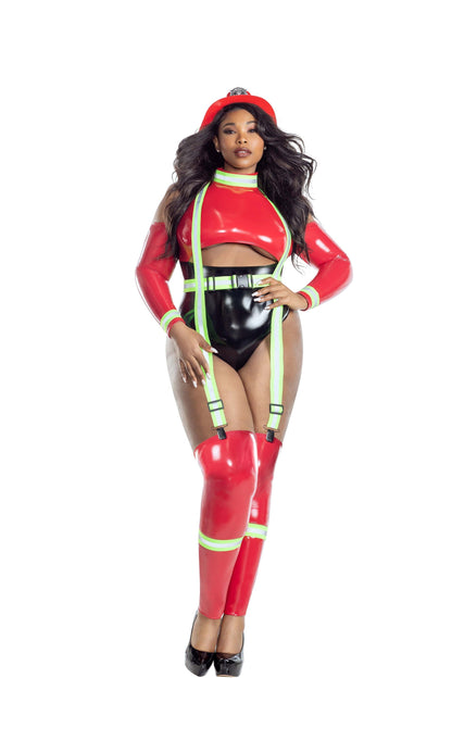 Party King Plus Hot Hot Firefighter - 1X