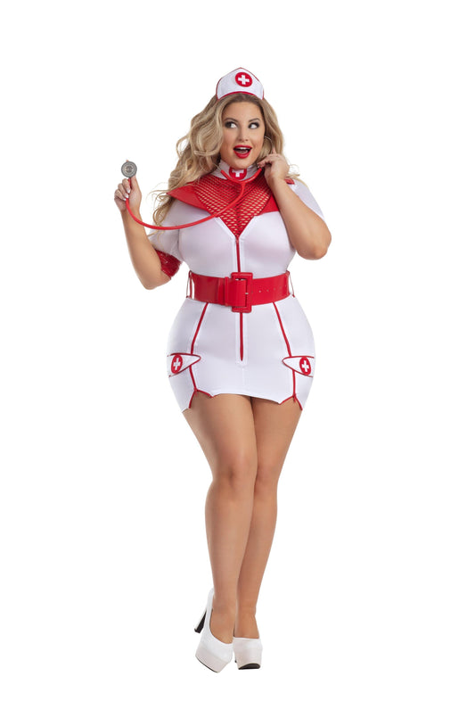 Party King Plus Zip Up Nurse