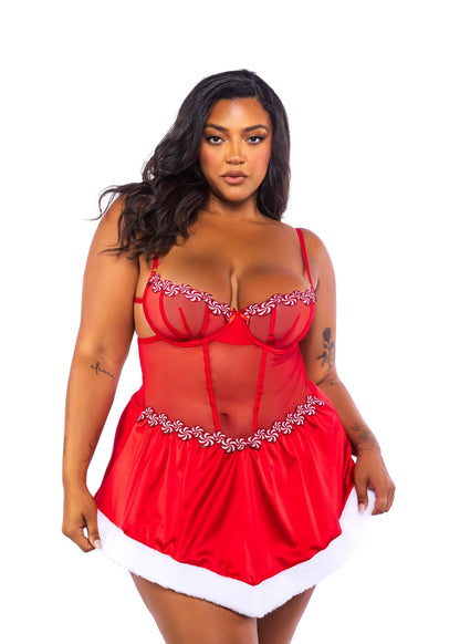 Peppermint Kiss Babydoll Roma Confidential - Unspoken Fashion