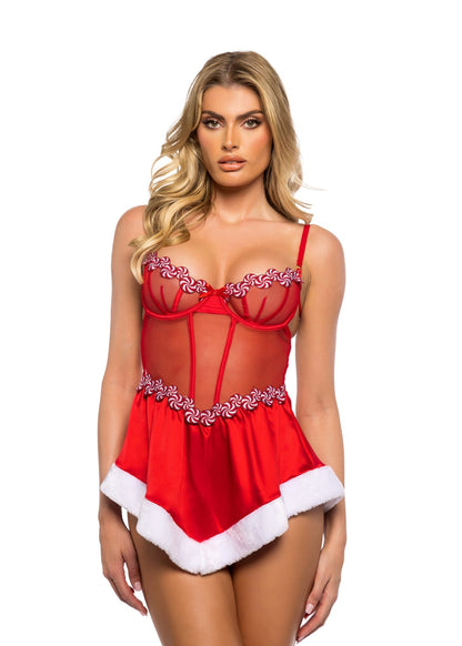 Peppermint Kiss Babydoll Roma Confidential - Unspoken Fashion
