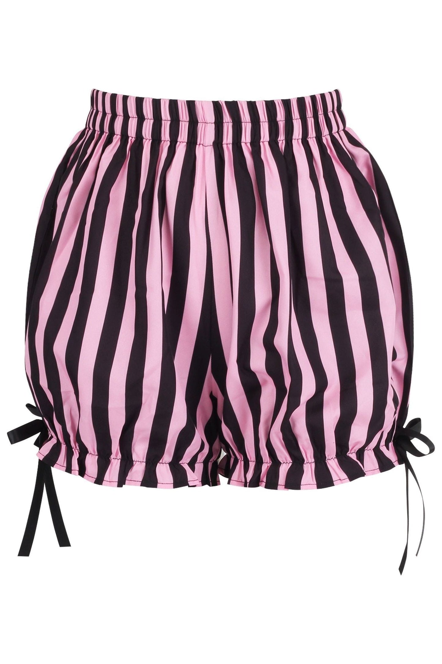 Pink/Black Striped Bloomers.
