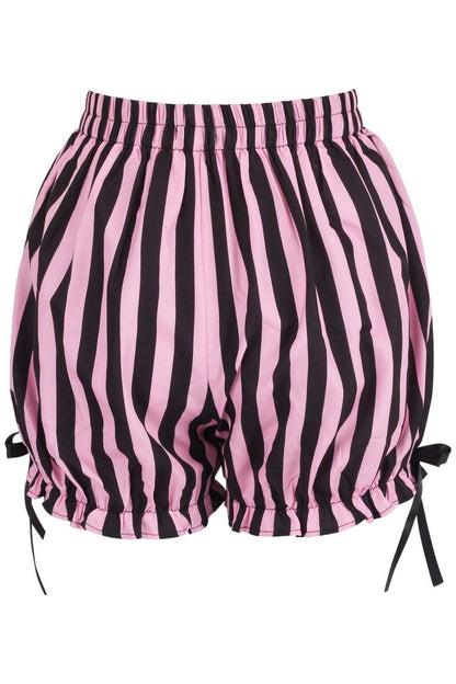 Pink/Black Striped Bloomers.