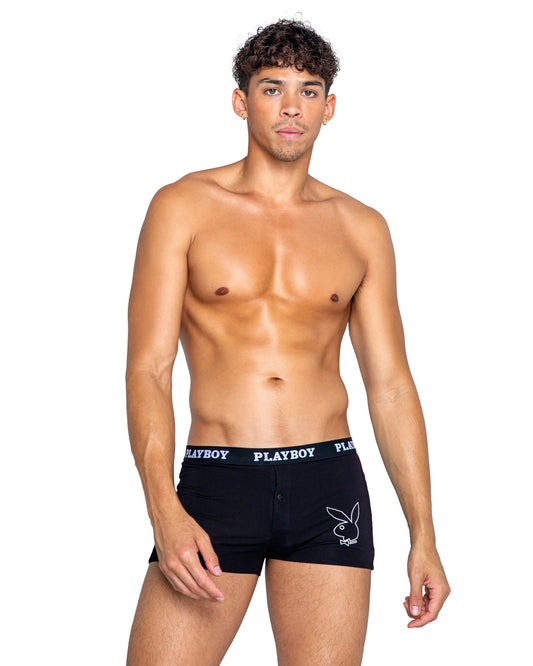 Playboy Mens Tuxedo Modal Boxer Briefs Roma Confidential.